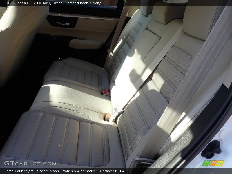 White Diamond Pearl / Ivory 2018 Honda CR-V LX AWD