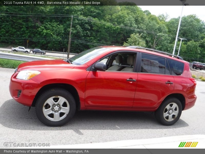 Barcelona Red Metallic / Sand Beige 2010 Toyota RAV4 I4 4WD