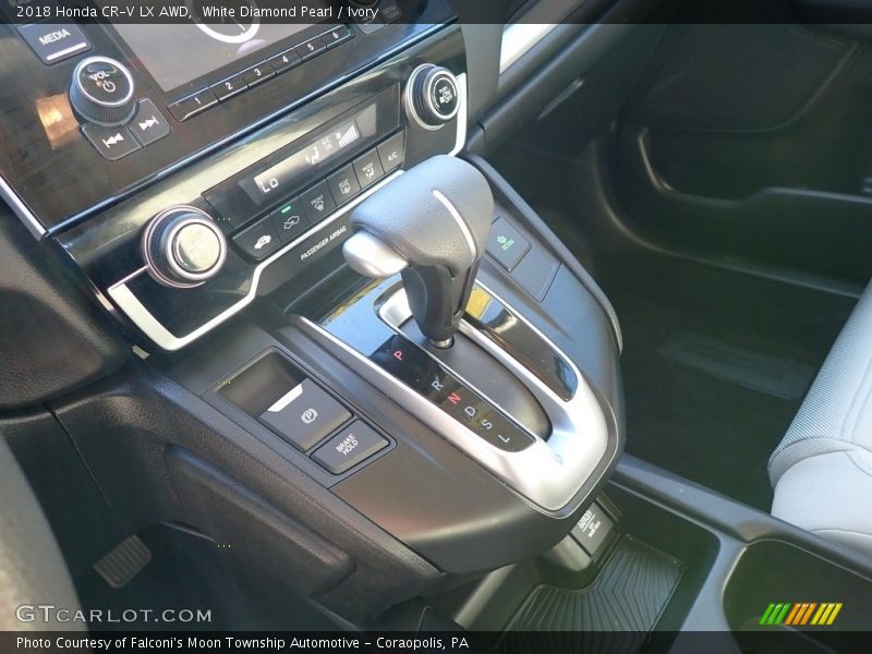 White Diamond Pearl / Ivory 2018 Honda CR-V LX AWD