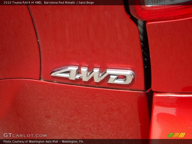 Barcelona Red Metallic / Sand Beige 2010 Toyota RAV4 I4 4WD