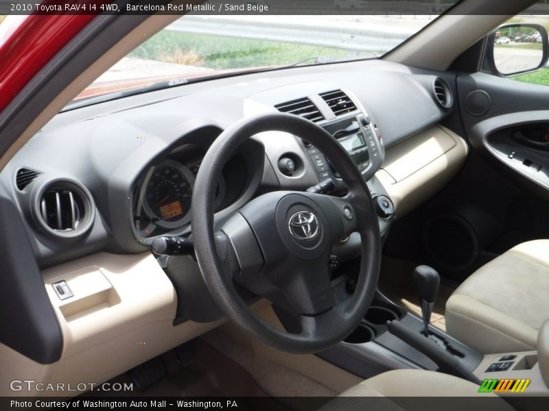 Barcelona Red Metallic / Sand Beige 2010 Toyota RAV4 I4 4WD
