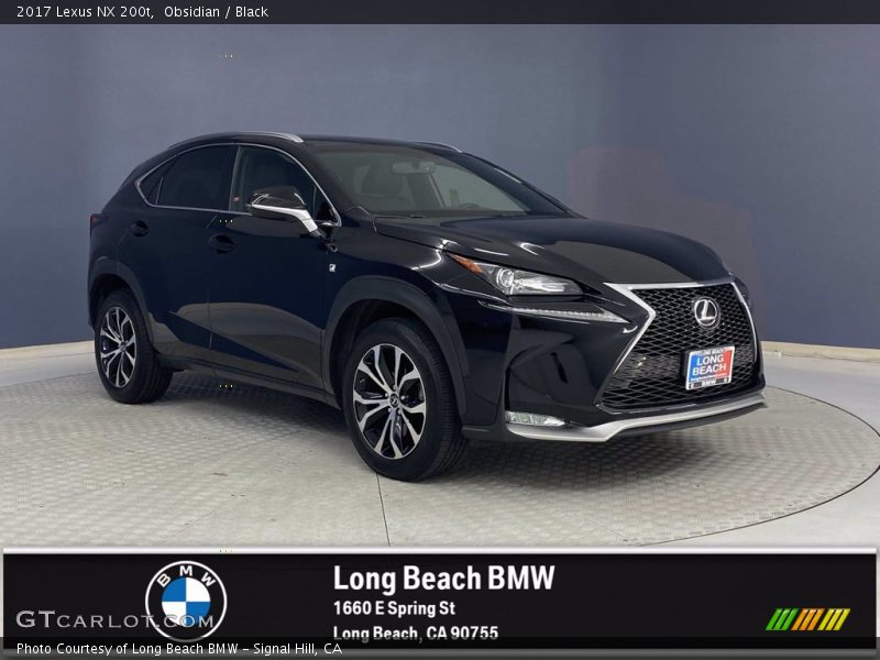 Obsidian / Black 2017 Lexus NX 200t
