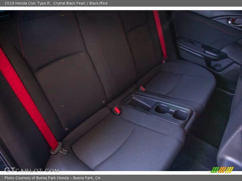 Crystal Black Pearl / Black/Red 2019 Honda Civic Type R