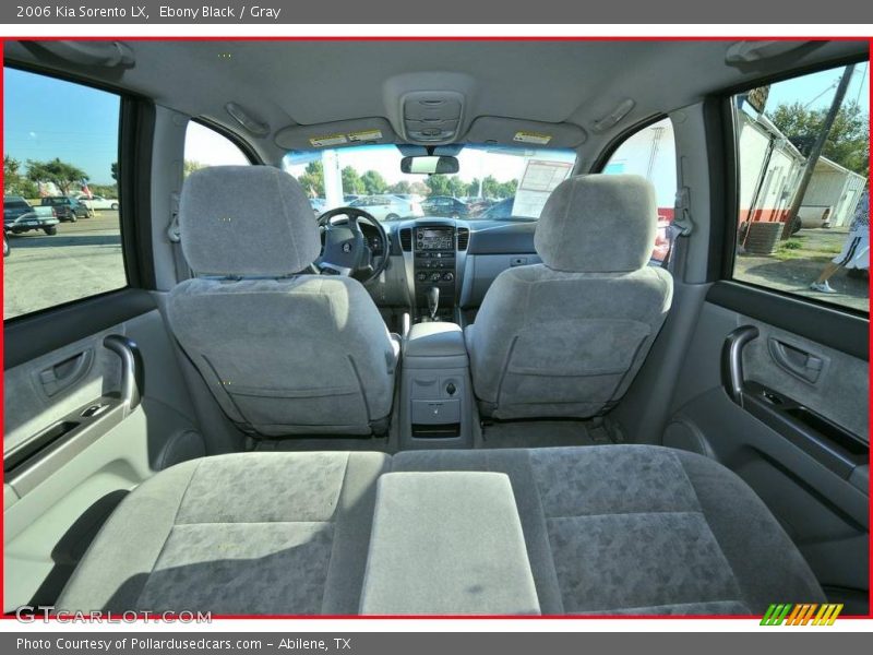 Ebony Black / Gray 2006 Kia Sorento LX