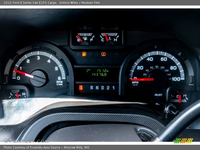 Oxford White / Medium Flint 2013 Ford E Series Van E150 Cargo