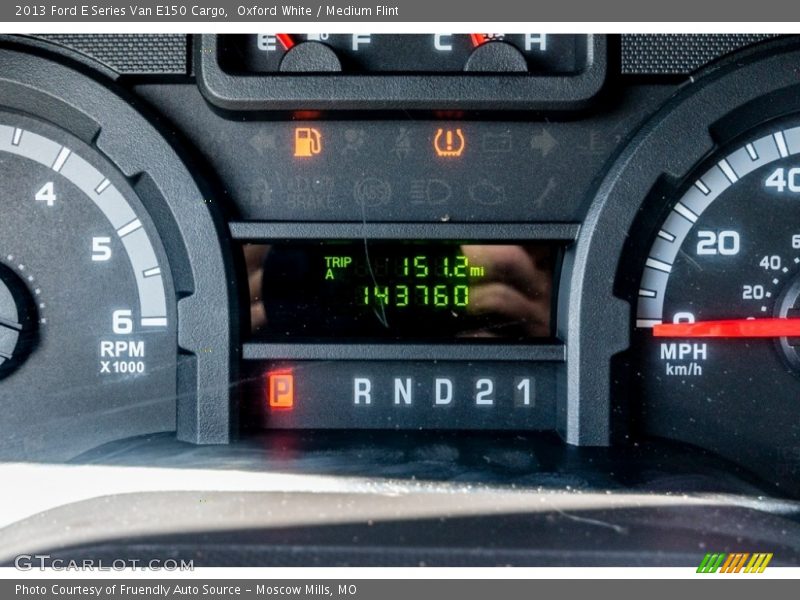 Oxford White / Medium Flint 2013 Ford E Series Van E150 Cargo