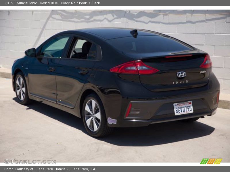 Black Noir Pearl / Black 2019 Hyundai Ioniq Hybrid Blue