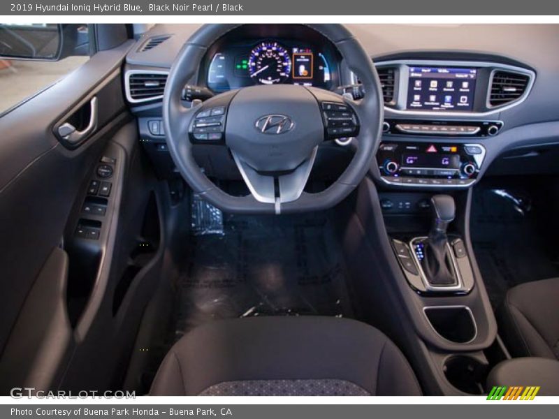 Black Noir Pearl / Black 2019 Hyundai Ioniq Hybrid Blue