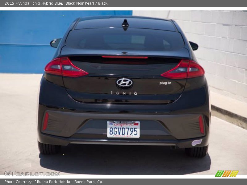 Black Noir Pearl / Black 2019 Hyundai Ioniq Hybrid Blue