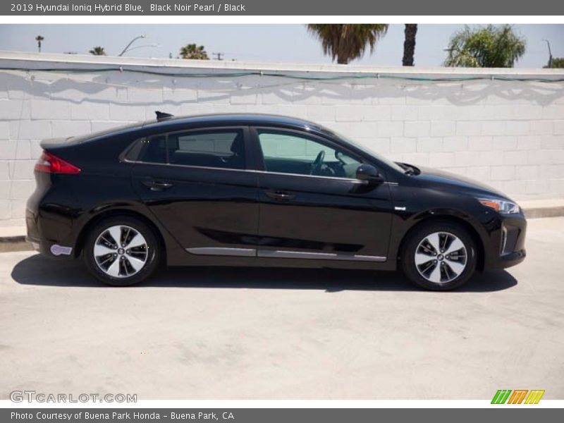Black Noir Pearl / Black 2019 Hyundai Ioniq Hybrid Blue