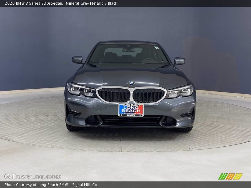 Mineral Grey Metallic / Black 2020 BMW 3 Series 330i Sedan