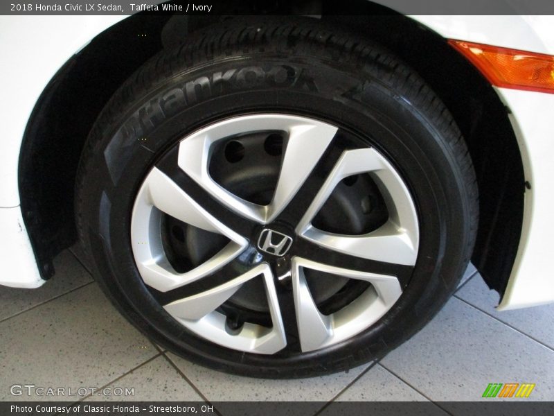 Taffeta White / Ivory 2018 Honda Civic LX Sedan