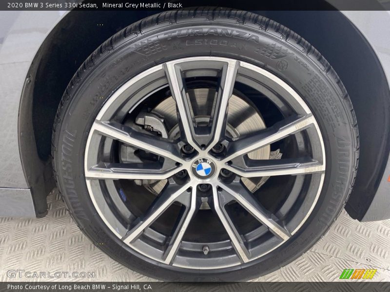 Mineral Grey Metallic / Black 2020 BMW 3 Series 330i Sedan