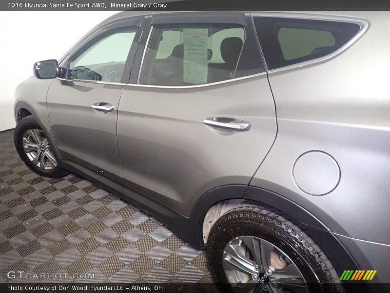 Mineral Gray / Gray 2016 Hyundai Santa Fe Sport AWD