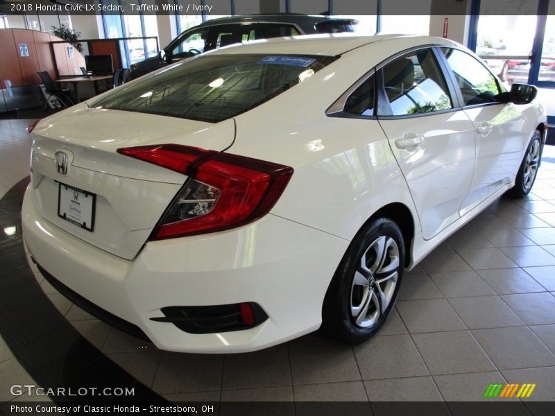 Taffeta White / Ivory 2018 Honda Civic LX Sedan