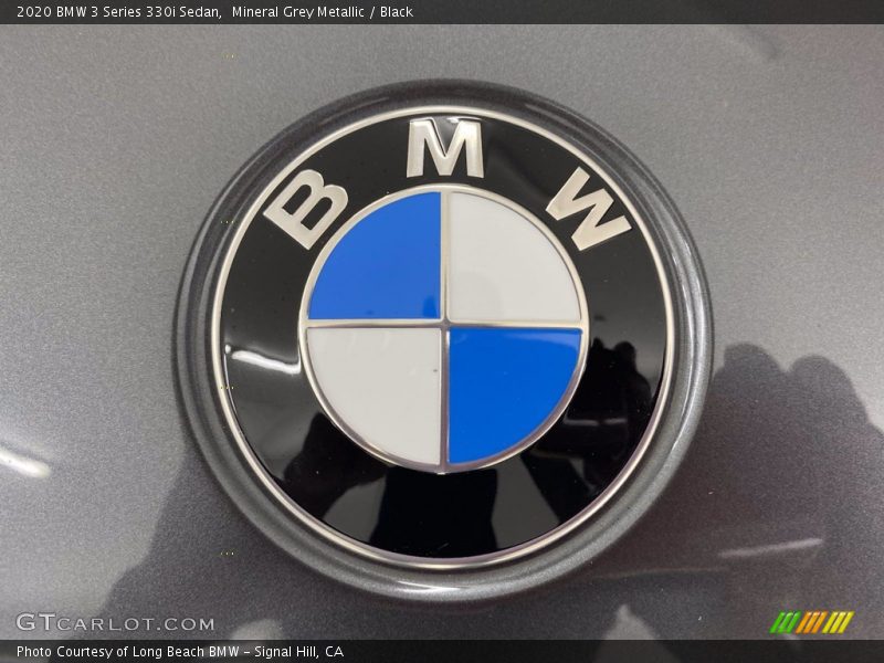 Mineral Grey Metallic / Black 2020 BMW 3 Series 330i Sedan