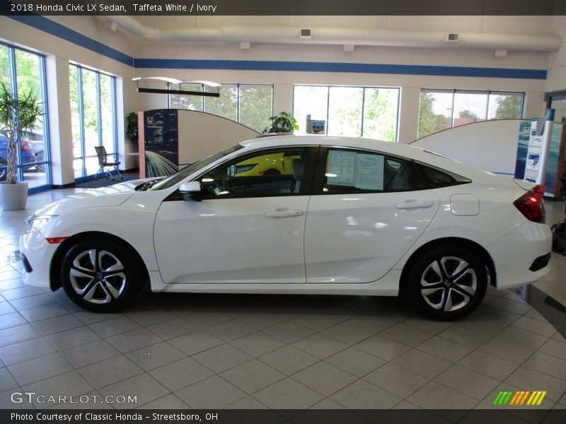 Taffeta White / Ivory 2018 Honda Civic LX Sedan