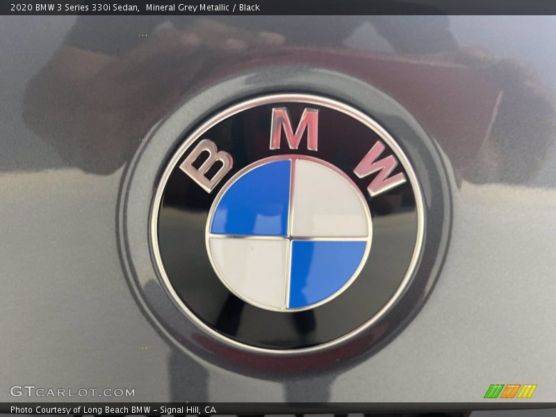 Mineral Grey Metallic / Black 2020 BMW 3 Series 330i Sedan