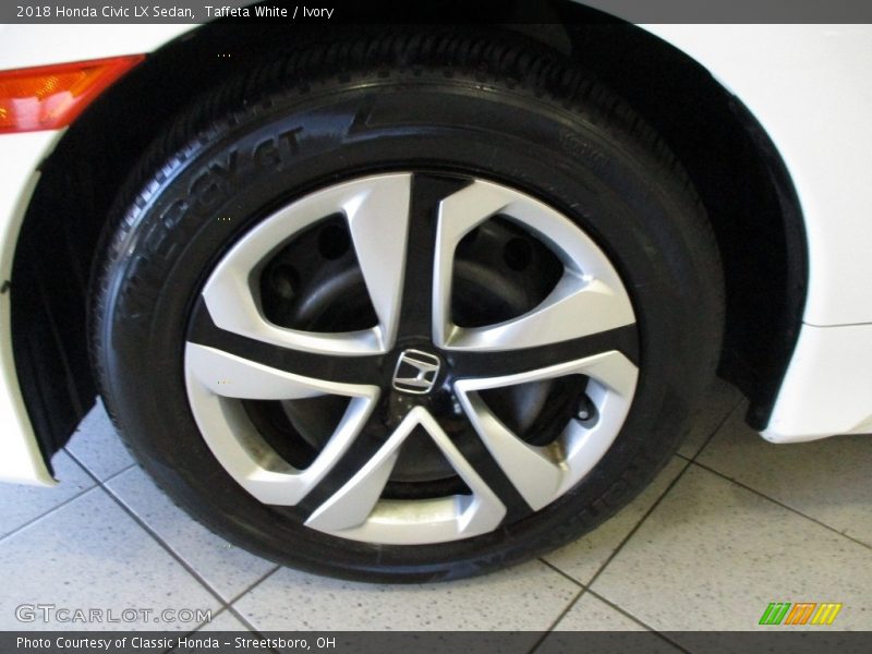 Taffeta White / Ivory 2018 Honda Civic LX Sedan