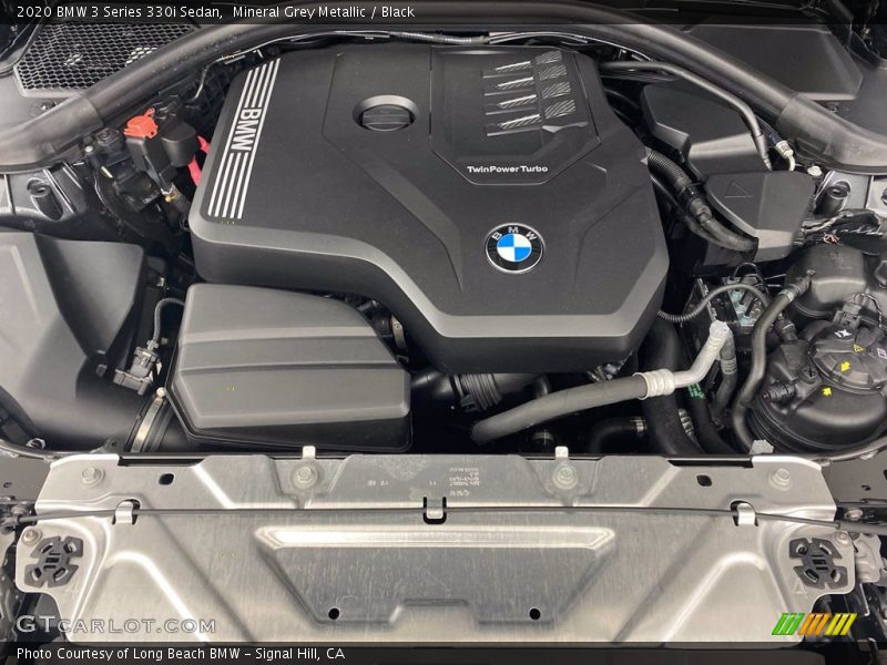 Mineral Grey Metallic / Black 2020 BMW 3 Series 330i Sedan