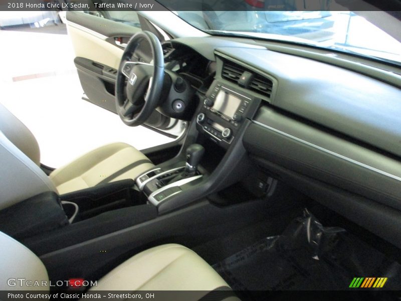 Taffeta White / Ivory 2018 Honda Civic LX Sedan