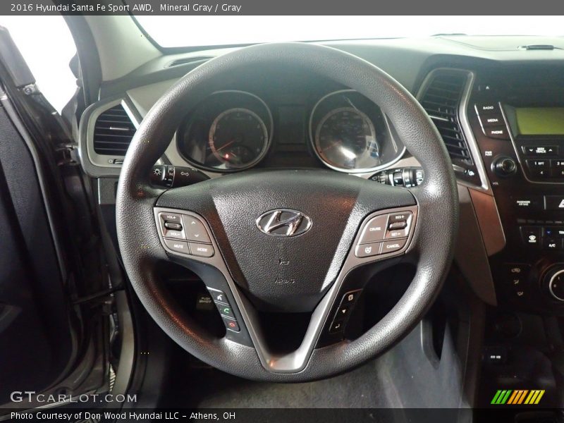Mineral Gray / Gray 2016 Hyundai Santa Fe Sport AWD