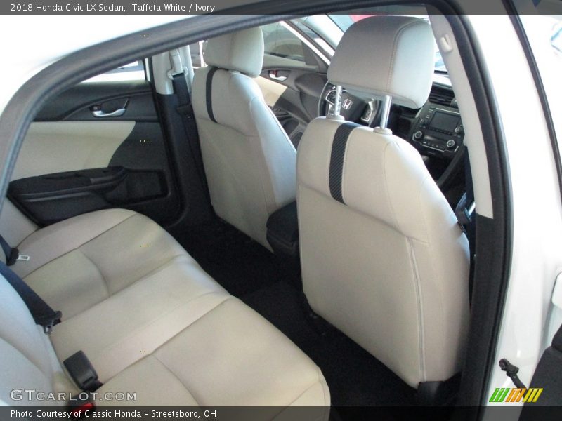 Taffeta White / Ivory 2018 Honda Civic LX Sedan