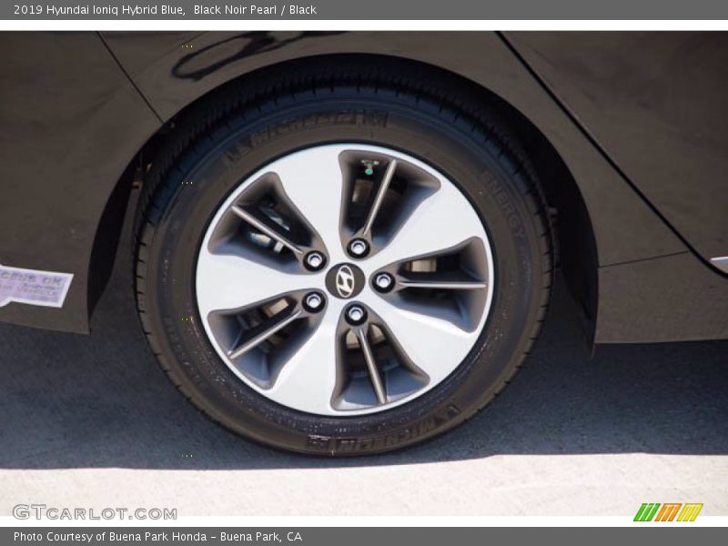 Black Noir Pearl / Black 2019 Hyundai Ioniq Hybrid Blue
