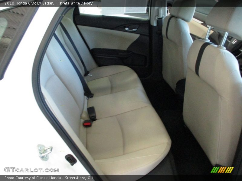 Taffeta White / Ivory 2018 Honda Civic LX Sedan