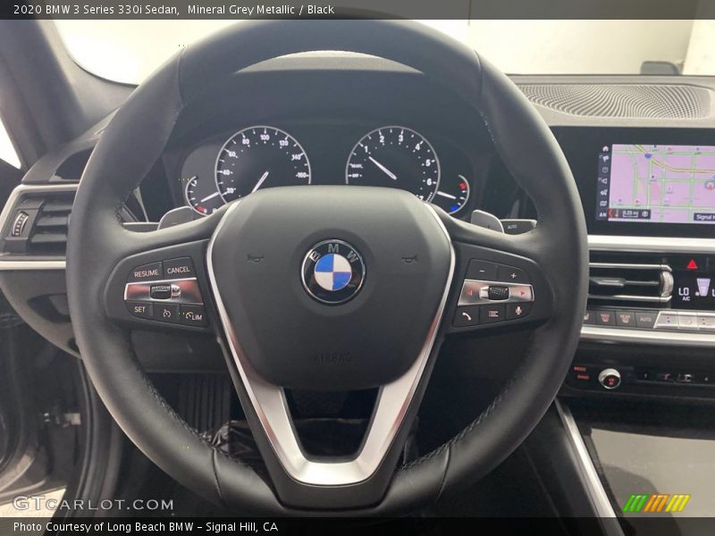 Mineral Grey Metallic / Black 2020 BMW 3 Series 330i Sedan