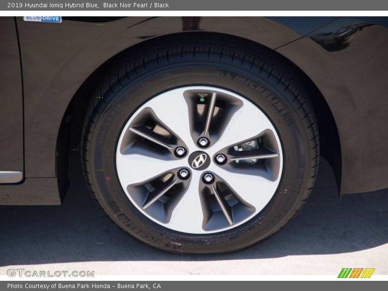 Black Noir Pearl / Black 2019 Hyundai Ioniq Hybrid Blue
