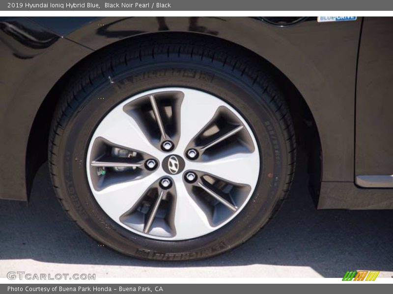Black Noir Pearl / Black 2019 Hyundai Ioniq Hybrid Blue