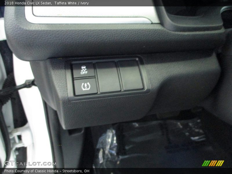 Taffeta White / Ivory 2018 Honda Civic LX Sedan