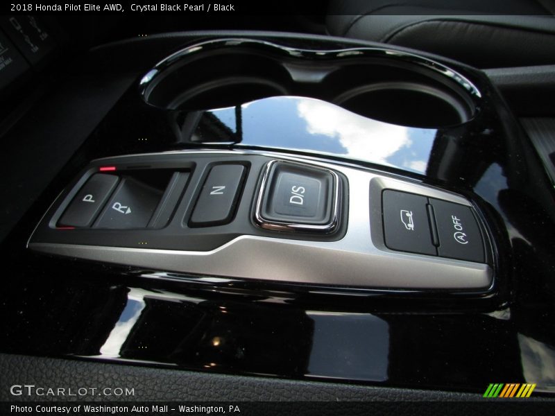 Crystal Black Pearl / Black 2018 Honda Pilot Elite AWD