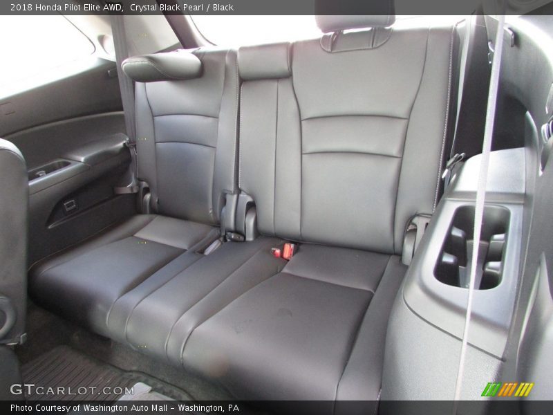Crystal Black Pearl / Black 2018 Honda Pilot Elite AWD