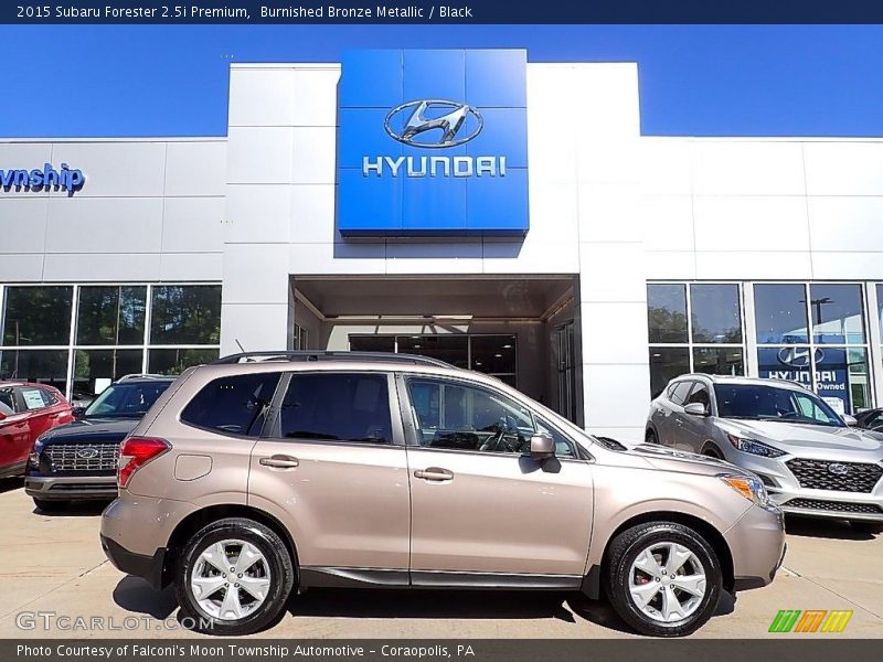 Burnished Bronze Metallic / Black 2015 Subaru Forester 2.5i Premium