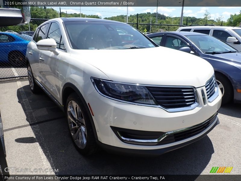 Chroma Quartz Chromoflare / Ebony 2016 Lincoln MKX Black Label AWD