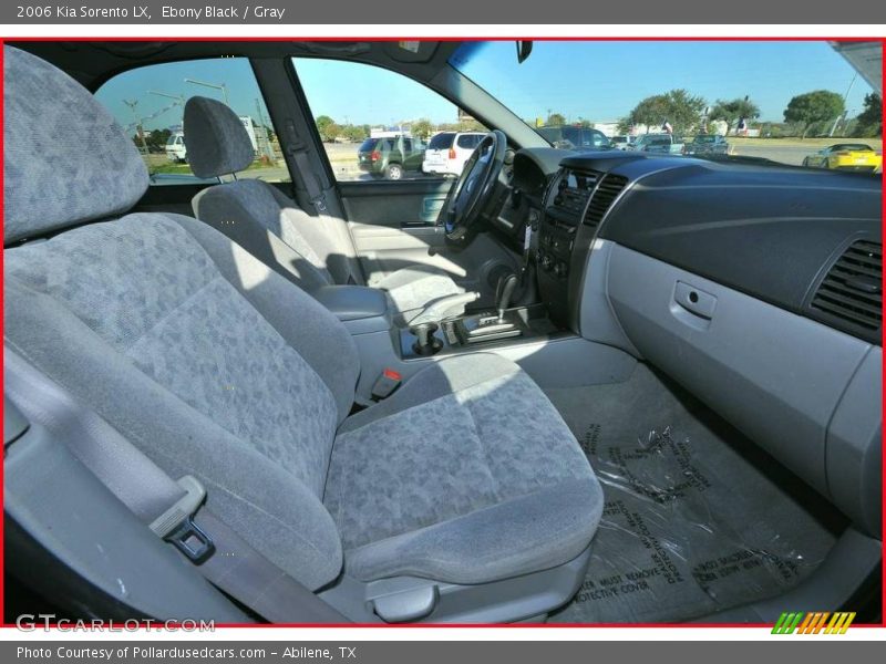 Ebony Black / Gray 2006 Kia Sorento LX