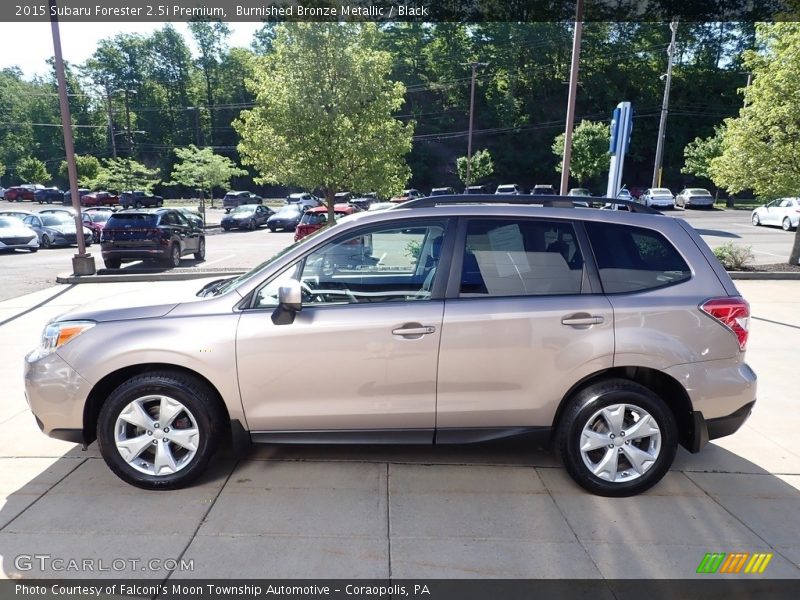 Burnished Bronze Metallic / Black 2015 Subaru Forester 2.5i Premium