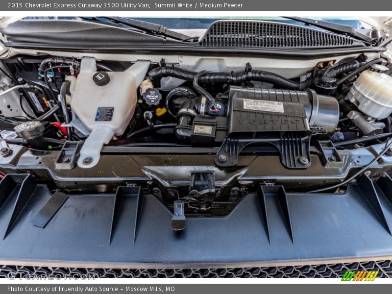 Summit White / Medium Pewter 2015 Chevrolet Express Cutaway 3500 Utility Van
