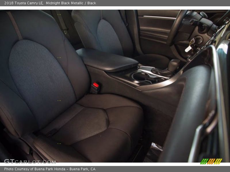 Midnight Black Metallic / Black 2018 Toyota Camry LE