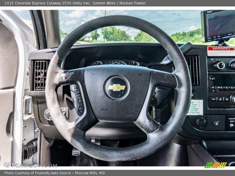 Summit White / Medium Pewter 2015 Chevrolet Express Cutaway 3500 Utility Van