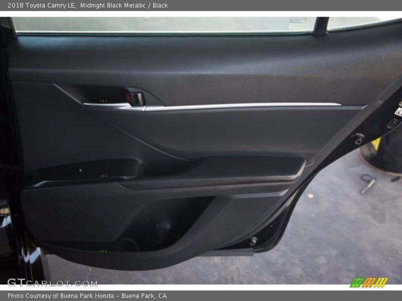 Midnight Black Metallic / Black 2018 Toyota Camry LE