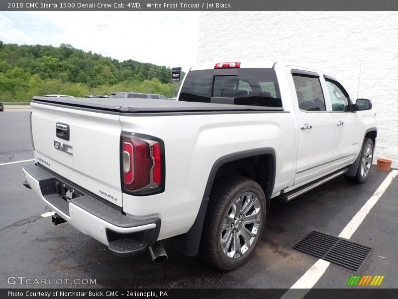 White Frost Tricoat / Jet Black 2018 GMC Sierra 1500 Denali Crew Cab 4WD