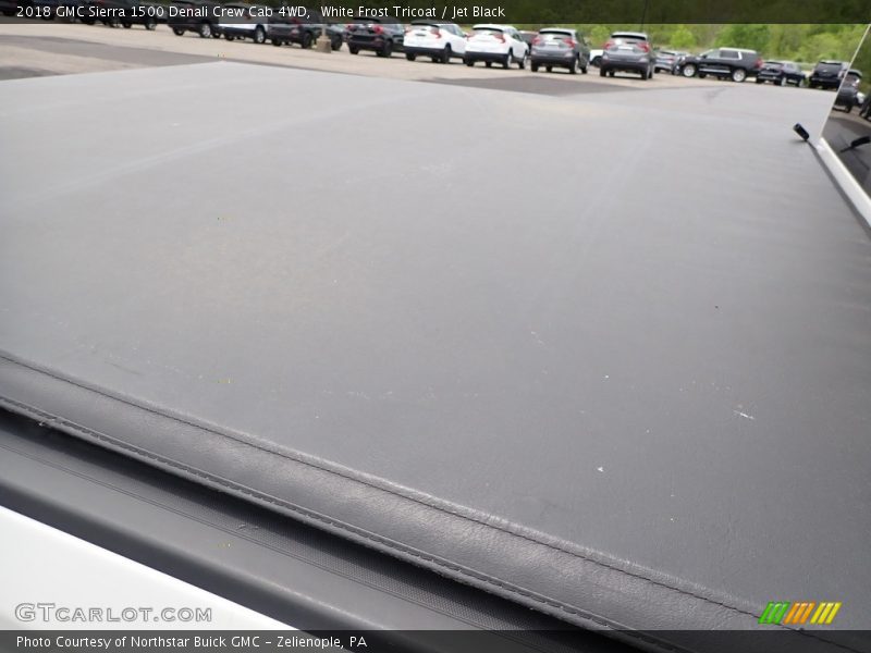 White Frost Tricoat / Jet Black 2018 GMC Sierra 1500 Denali Crew Cab 4WD