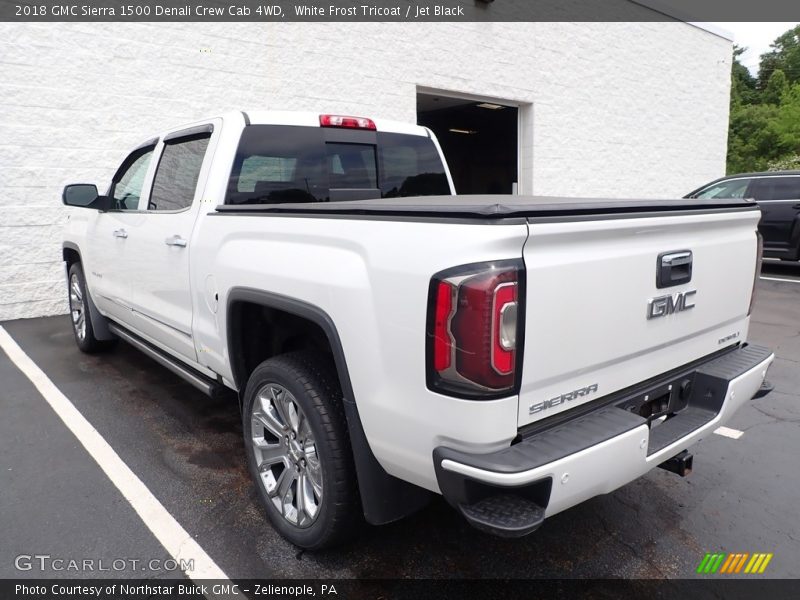 White Frost Tricoat / Jet Black 2018 GMC Sierra 1500 Denali Crew Cab 4WD