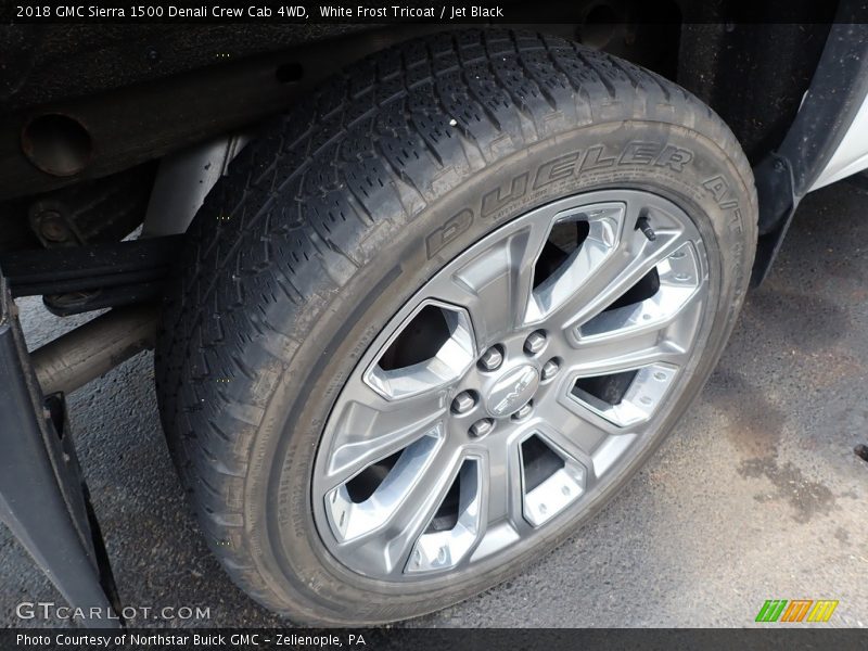 White Frost Tricoat / Jet Black 2018 GMC Sierra 1500 Denali Crew Cab 4WD