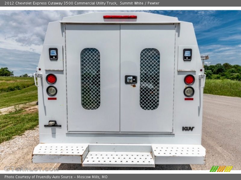 Summit White / Pewter 2012 Chevrolet Express Cutaway 3500 Commercial Utility Truck