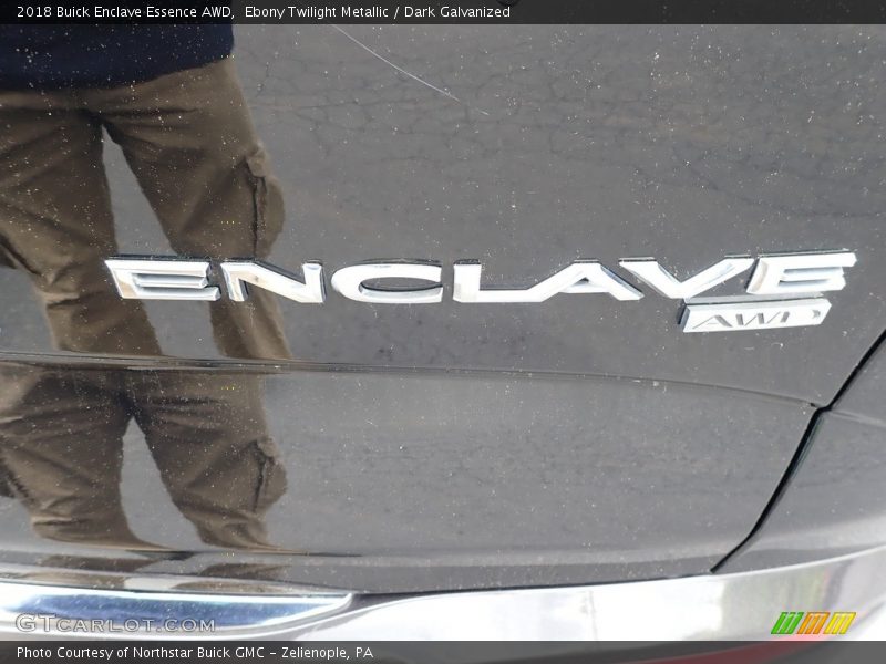 Ebony Twilight Metallic / Dark Galvanized 2018 Buick Enclave Essence AWD