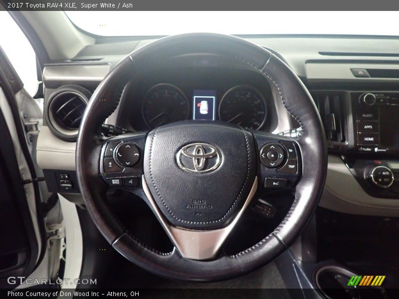 Super White / Ash 2017 Toyota RAV4 XLE